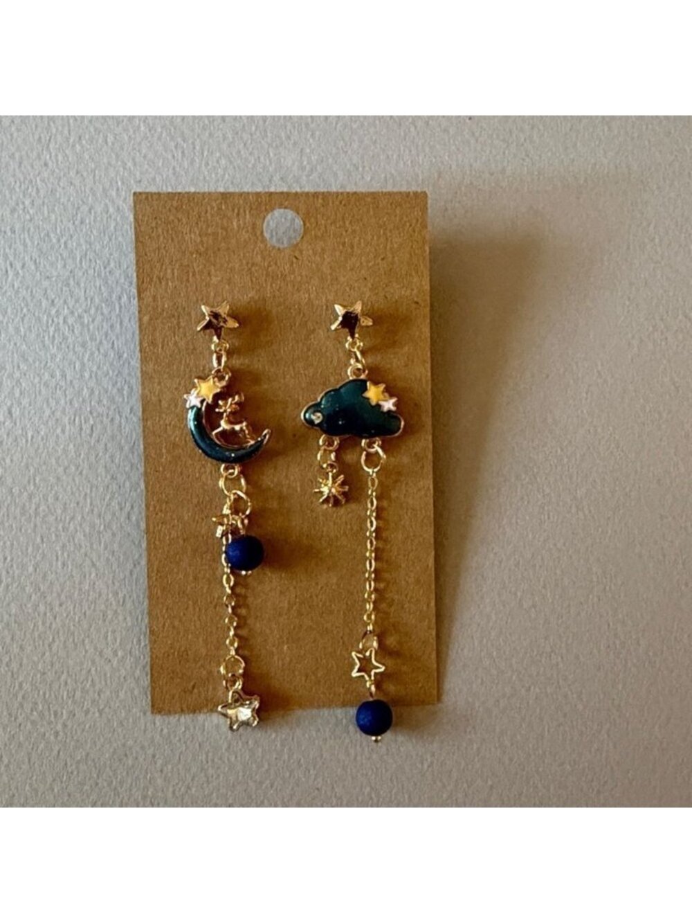 Celestial Moon & Cloud Dangle A1629 - Picture 3 of 4